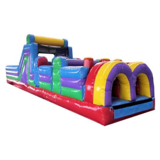 40 Foot 7 Element Inflatable Obstacle Course Rental Michigan