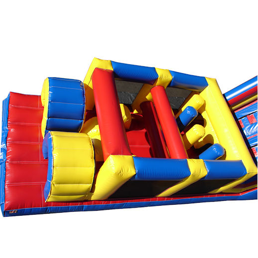 40 foot backyard obstacle challenge inflatable obstacle course rental detroit michigan