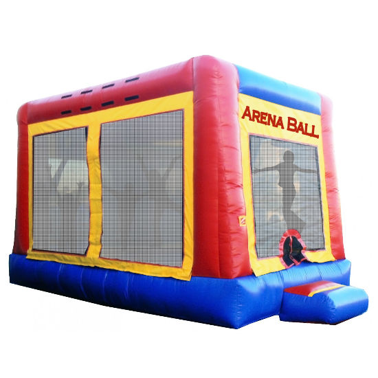 Arena Ball Interactive inflatable bounce house moonwalk party rental michigan