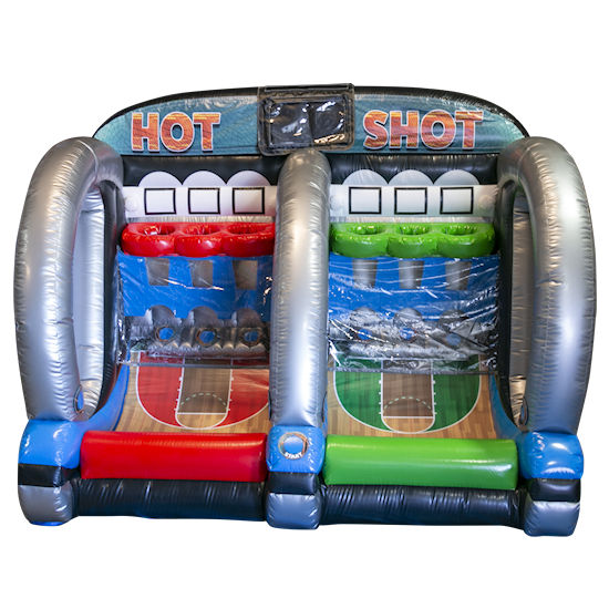 Battle Light Hot Shots interactive inflatable Basketball game party rentals in Detroit Michigan
