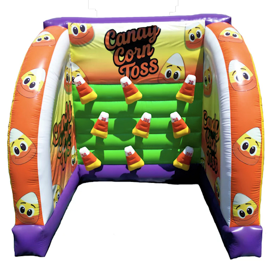 Candy Corn toss Halloween carnival game rental in Michigan