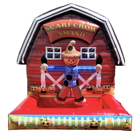 Carnival Game scarecrow smash inflatable party rental Michigan