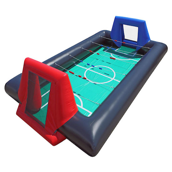 Giant Human Foosball soccer Volleyball inflatable party rental interactive game michigan