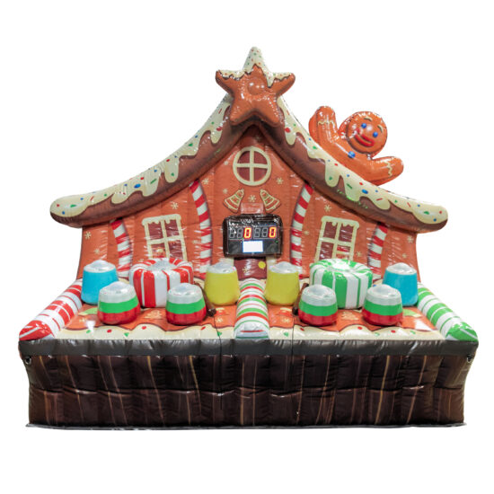Gingerbread inflatable interactive carnival game party rental in Detroit Michigan