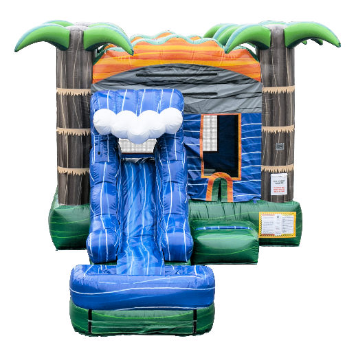 Monsoon Madness Water slide bounce house rental Michigan front