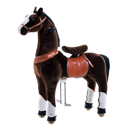 Pony Cycle Brown horse racing interactive michigan party rental