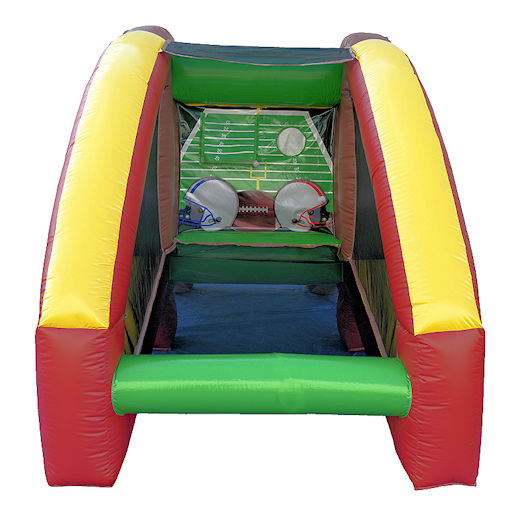 Quarterback Challenge Double Football Throw inflatable interactive game rental michigan
