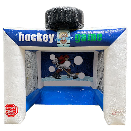 Slap Shot Hockey inflatable party rental game in Detroit Michigan