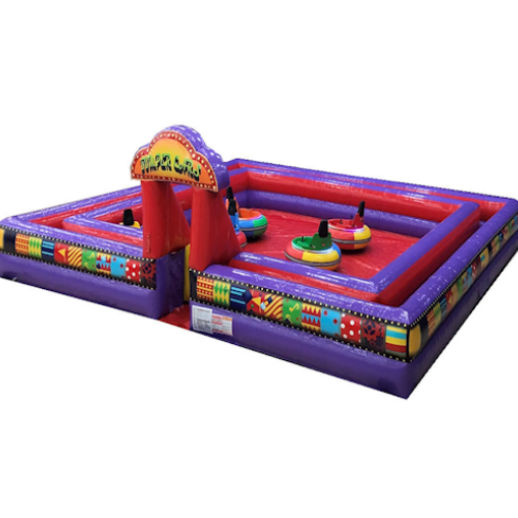 Dollaritem 213456 Tub Bumper Cars Inflable (paquete De 4) Acción Al Por